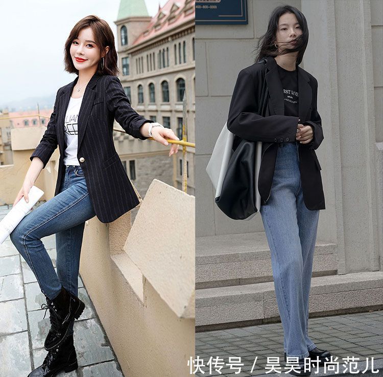 风衣 普通牛仔裤想要穿出时尚高贵气质，4个方面不可忽视，易学又好搭