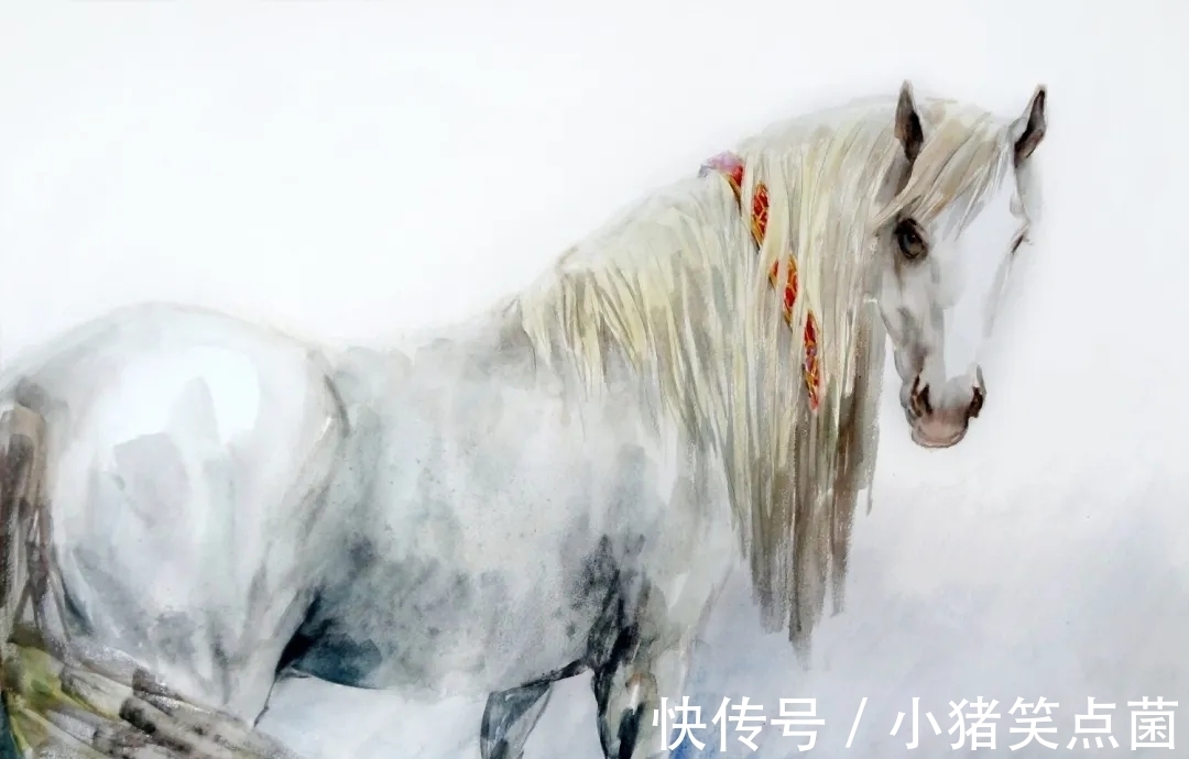 人观|他笔下的骏马,作品不落俗套,让人观之如闻其声
