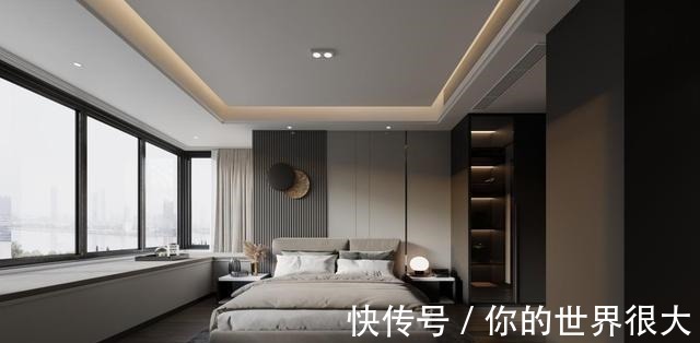 卧室|180㎡现代轻奢风，中西合璧的餐厨，颜值高还实用！