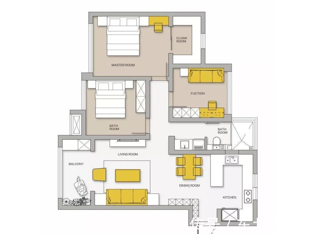 空间|100㎡这样装，简直比样板房还美，小日子就该过得惬意又温暖！