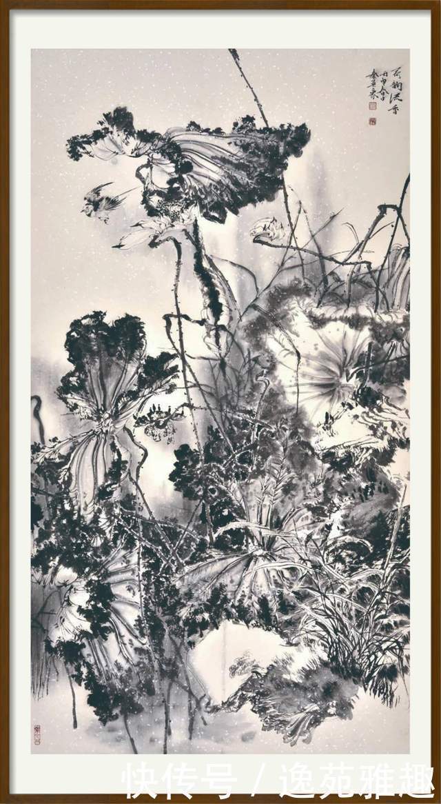 「画作欣赏」忘记烦恼,活出快乐,画家秦英豪作品欣赏