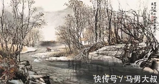 山水画&国画家|观王中年先生的山水画,有身临其境之感