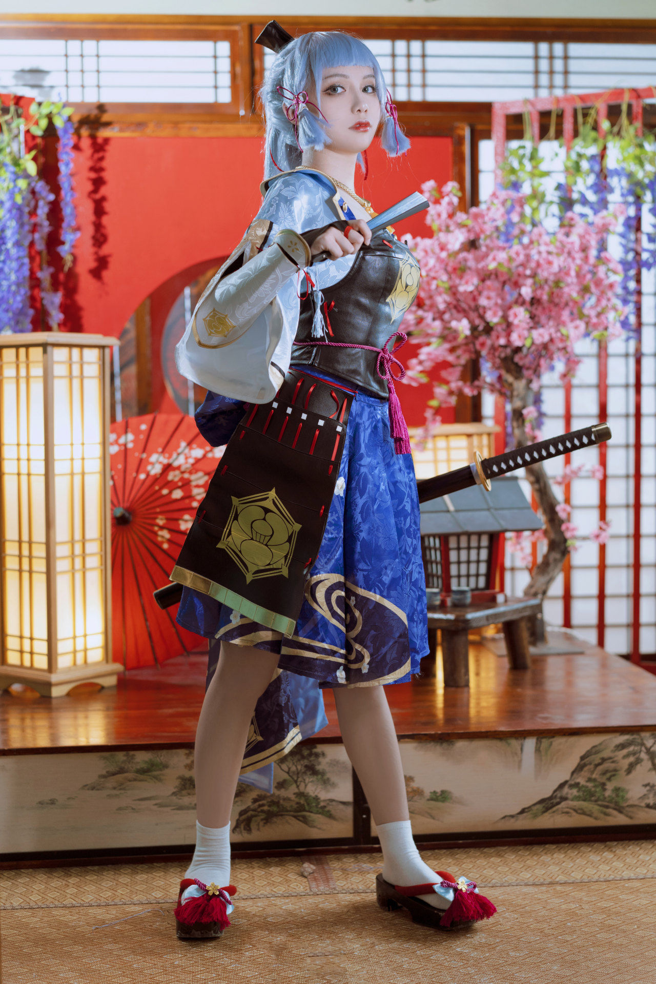神里绫华cospl《原神》神里绫华cosplay
