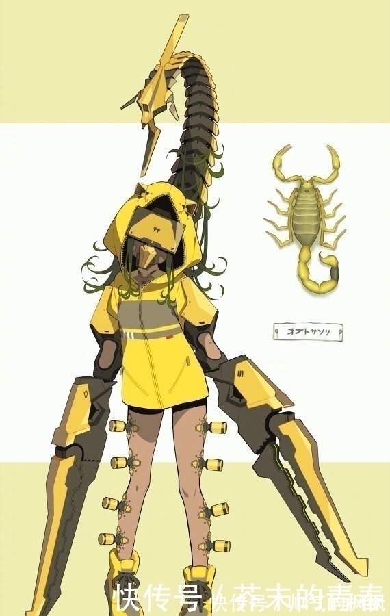 拟人化!昆虫×机械×美少女,这位画师的拟人化,实属“惊艳”