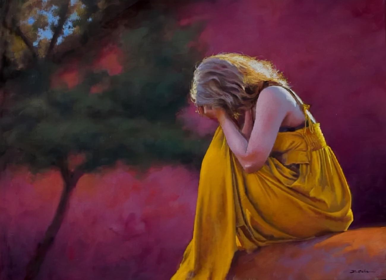 艺术学院$法国女画家:魅力独特的色粉味道