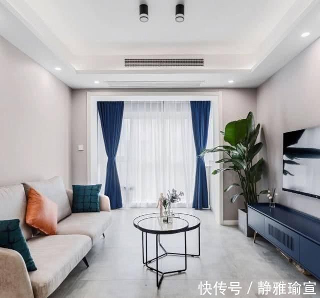 全屋|漂亮95㎡现代简约三房,全屋配色太美了,进门就被迷住了晒晒