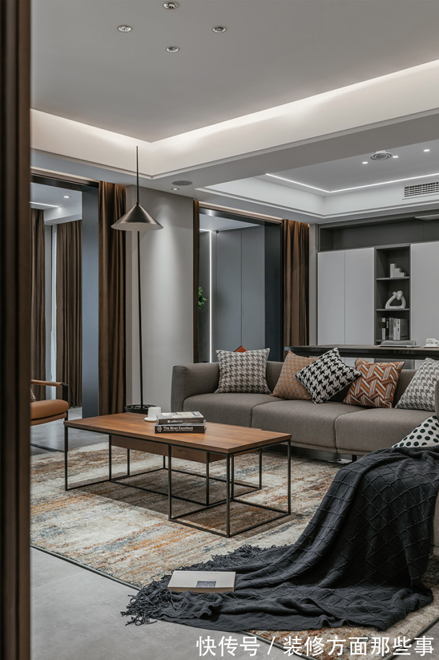 艺术画|140平四房改两房现代风设计,在删繁就简中呈现出诗意的空灵