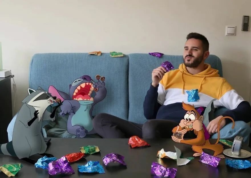 现实生活中|他将迪士尼动画明星“请”进家门,一系列小插曲,令人捧腹