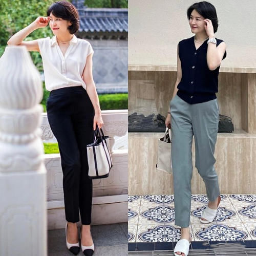 主身|50岁+女人别穿得像大妈!学她的减龄穿搭:年过半百也能很迷人!
