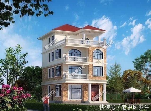 观景|面宽8米左右的两栋自建房，外观都很漂亮，第二栋可住好几户！
