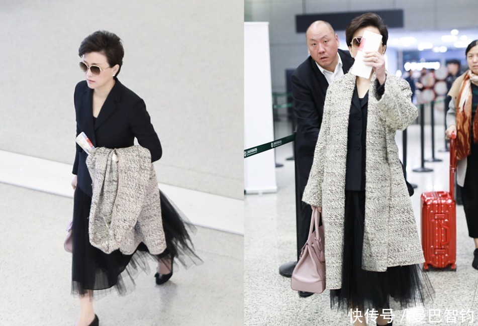 52岁杨澜扮嫩成功,正经西装穿出少女气质,看不出是当了妈的人