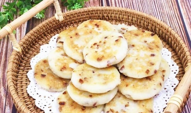 不用发面，十分钟做好山药糯米饼，软嫩好吃，孩子也喜欢