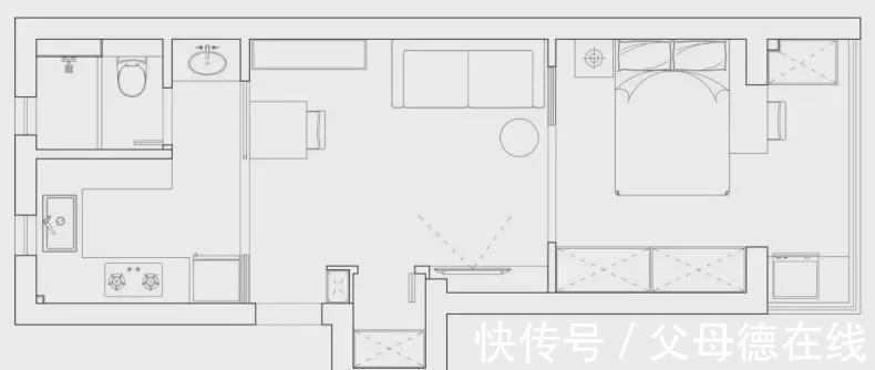 卧室|一个人住的房子不用太大，舒适就好，46㎡靠合理布局圈粉无数！