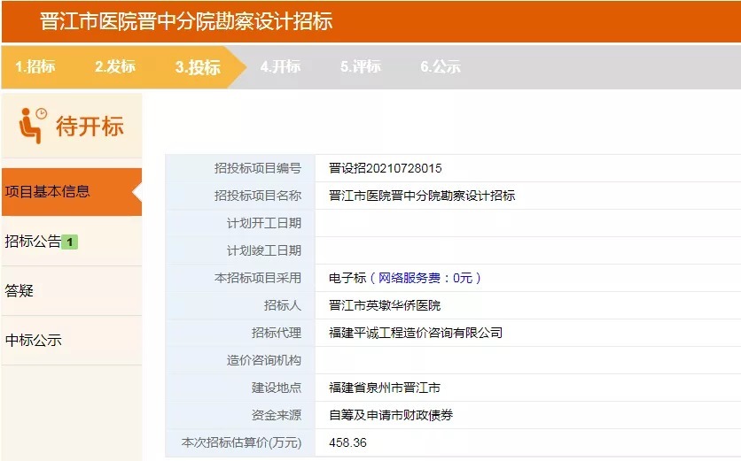 新建|总投资约2.5亿元!晋江将新建一所公立医院!就在…