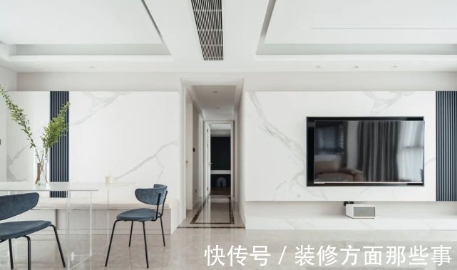 电视背景|125平温暖三居，家里电视背景和餐桌竟然都是悬浮的！