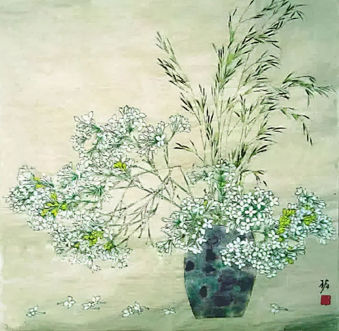 山东省美术家协会$女画家唐秀玲工笔画作品欣赏