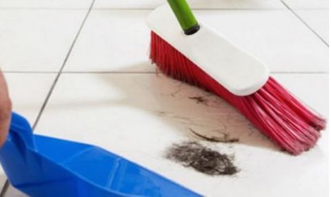 家里地上到处是头发一个方法,地面立马干净,一根头发都找不到