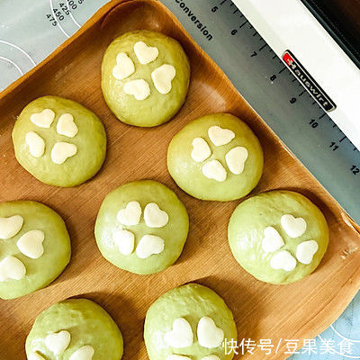 抹茶豆沙餐包别再用这么做了,教你新吃法