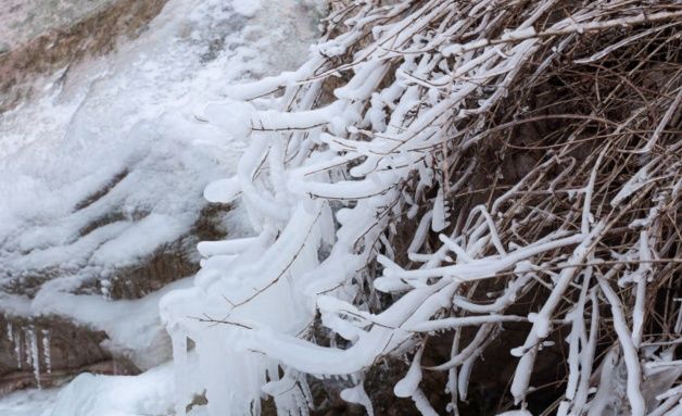 世界|青岛北九水开启“冰凌模式” 玉树琼枝琉璃世界