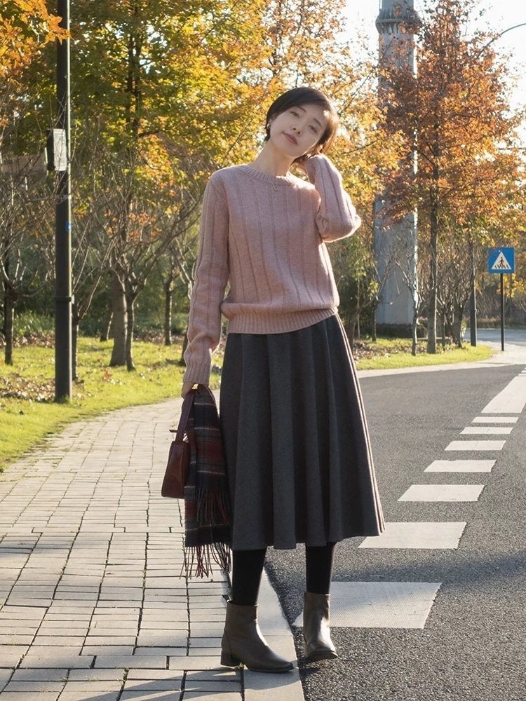 优雅 普通毛衣穿不出质感?看看这些搭配方式,优雅温柔又高级