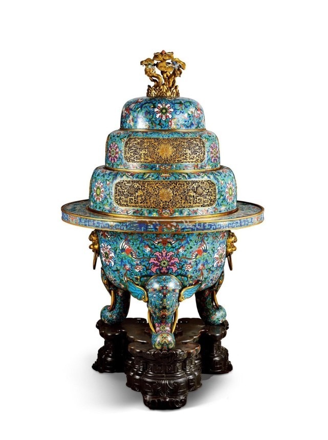 延秋!乾隆年代铜香炉有什么样式?