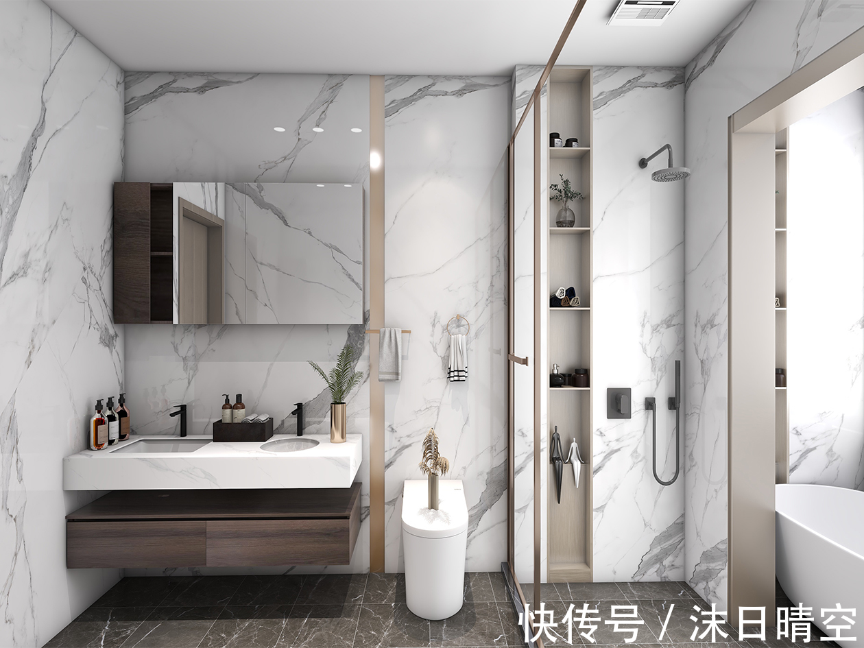 轻奢|【鲁班装饰】山海春风160㎡现代轻奢风格，最懂生活的人。