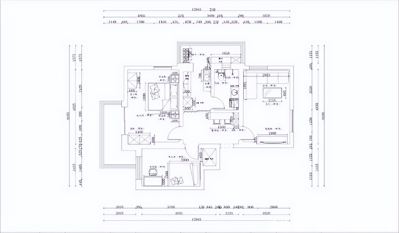 实木复合地板|85㎡混搭风改造,满足一家四口的需求