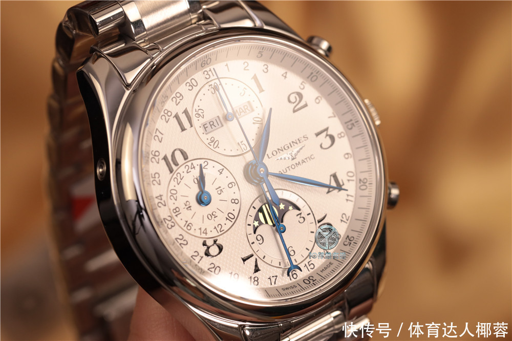 阳哥玩表：KL浪琴八针月相做工如何？来看看实拍评测