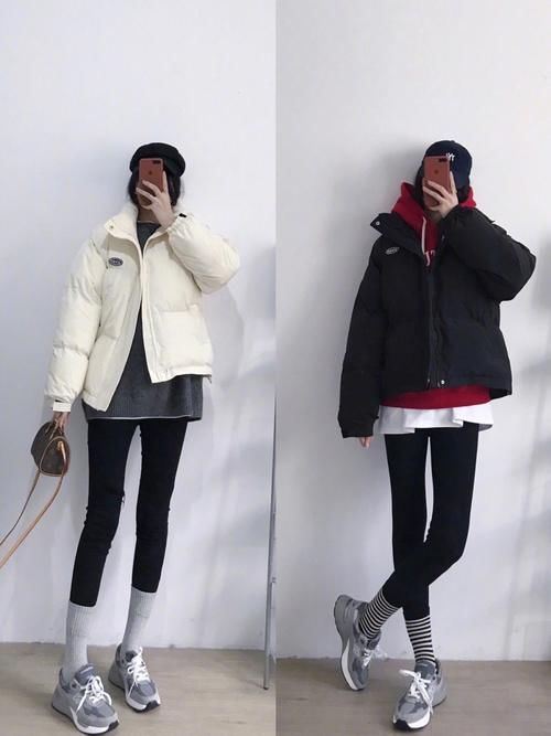  上身|降温也无所畏惧！时髦还保暖的棉服穿搭，助你美得半个月不重样