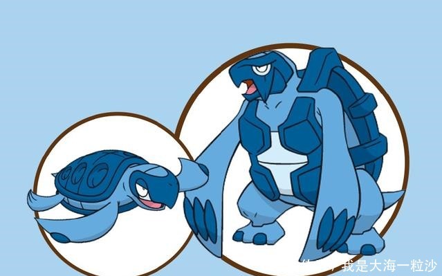 盘点《精灵宝可梦》中的龟形宝可梦,最后一只还有龙属性