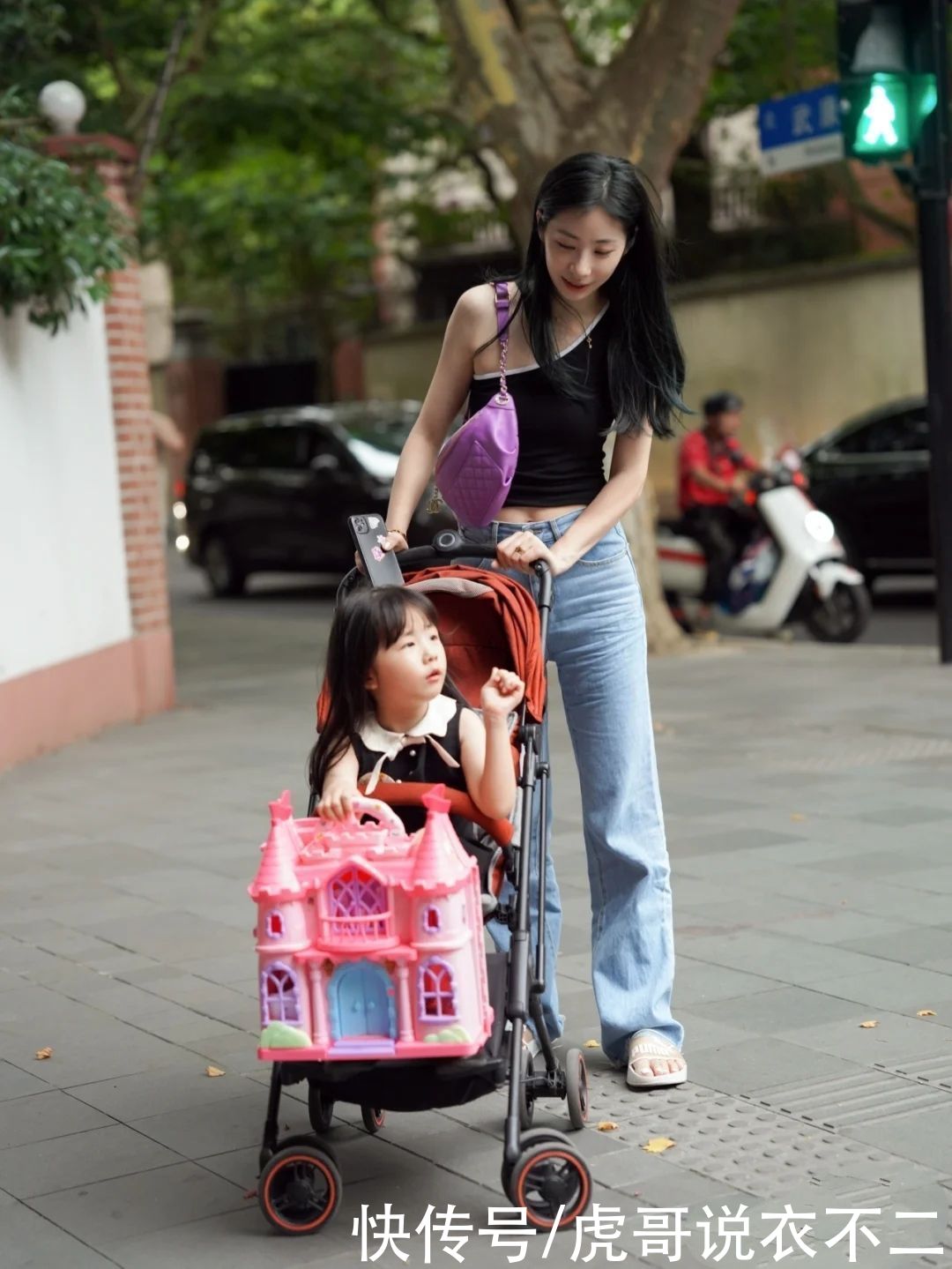 长裤|看了上海姑娘的街拍，终于明白黑色才是夏季“C位担当”，好时髦