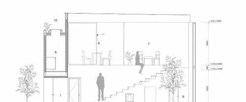 面积|38㎡小户型,一半面积是庭院,到了晚上才知道这样设计有多高级!