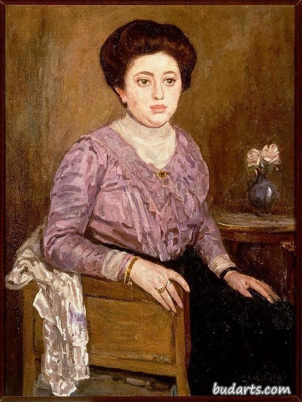 女人头像|荷兰现代主义的著名艺术家莱奥·格斯特尔——人物艺术作品