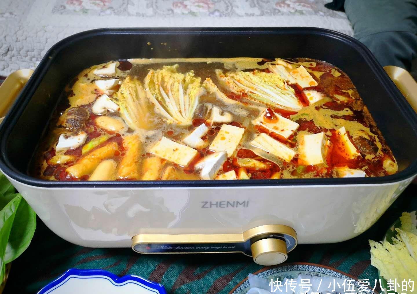 吃火锅|天气变冷,想吃火锅在家做,配10几样菜,80元吃到撑,真不贵