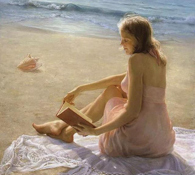 海伦·贝兰德#加拿大女艺术家现实主义人体油画,细腻逼真,引人遐思