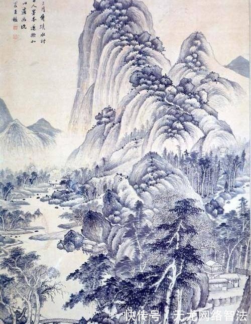潇湘图@他被称为南派山水画鼻祖,一幅《溪岸图》虽价值连城,却不在中国