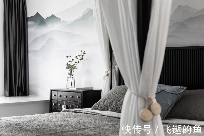 新中式|二居室143平米新中式