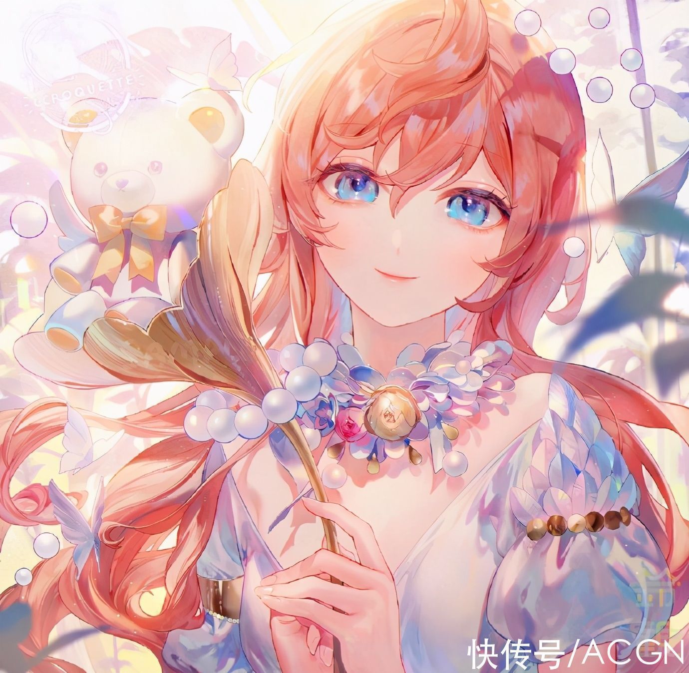 奈奈|画师笔下的短发双马尾妹子太可爱了,先收藏一波