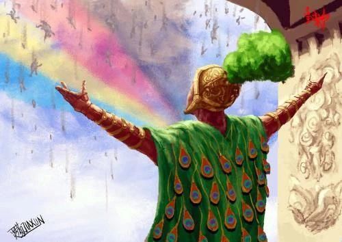  五色神光|因为这三个原因，孔宣在《封神演义》里没被打回原形收为坐骑