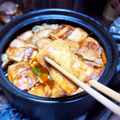 砂锅炖豆腐|砂锅炖豆腐