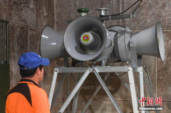 北斗卫星|浙江杭州防空洞里办展览引人参观