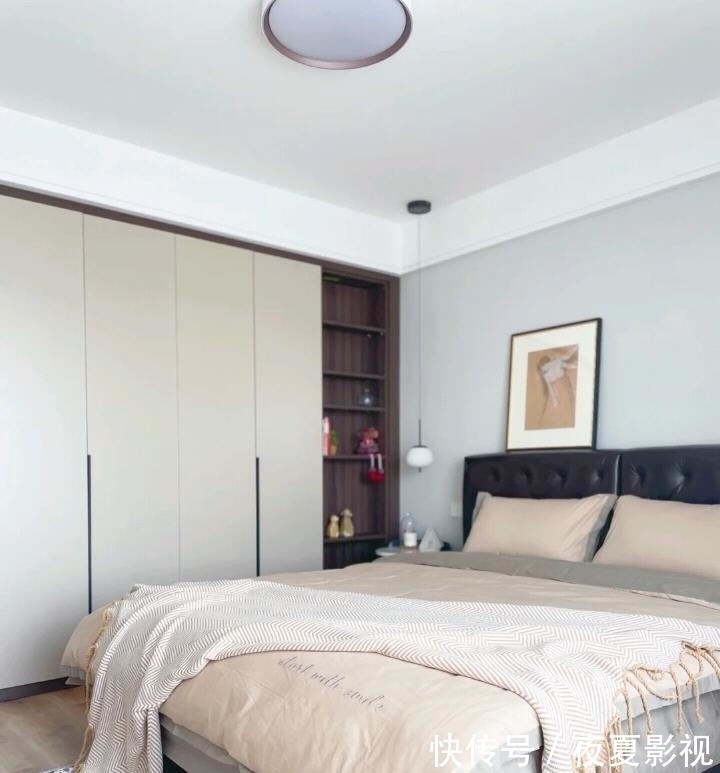 新家|年轻小夫妻83㎡新家,典型的一体化设计,越简单,越舒适