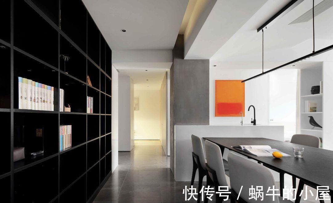 业主|现代极简风的两居室,不多加修饰,用留白让空间变得更为立体