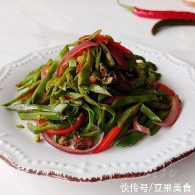 扁豆|美味簽到——吃過都說好的辣菇肉醬燜扁豆