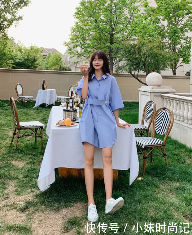 夏季如约而至,遮肉显瘦的衬衫裙,让你舒适度和时髦度同时在线