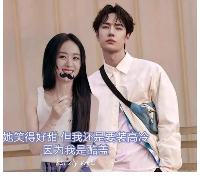 赵丽颖王一博王炸姐弟的小作文，是一个小姐姐配的字，来磕糖