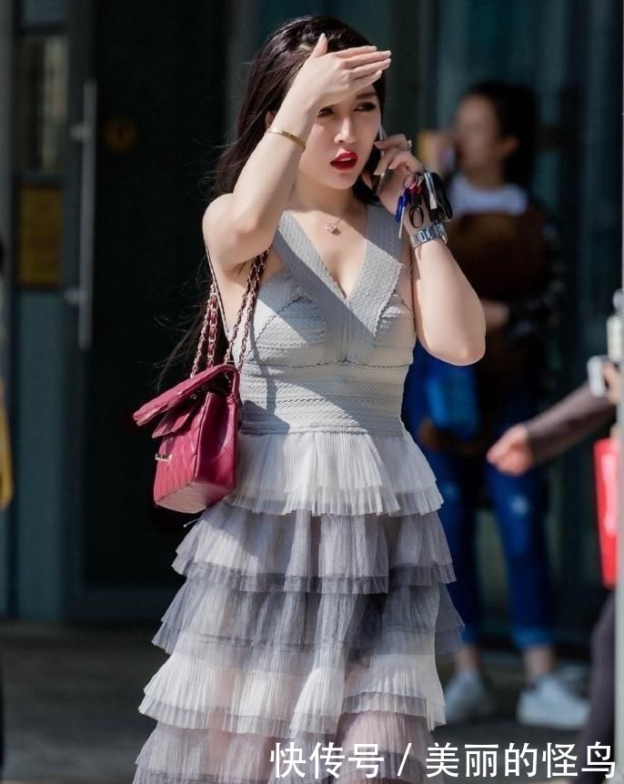 纱裙|清丽可人的纱裙搭配