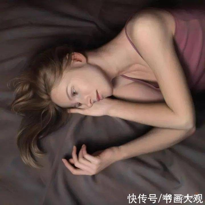 李贵君#日本现代女性肖像绘画——新生代具象画家塩谷亮人物油画作品欣赏