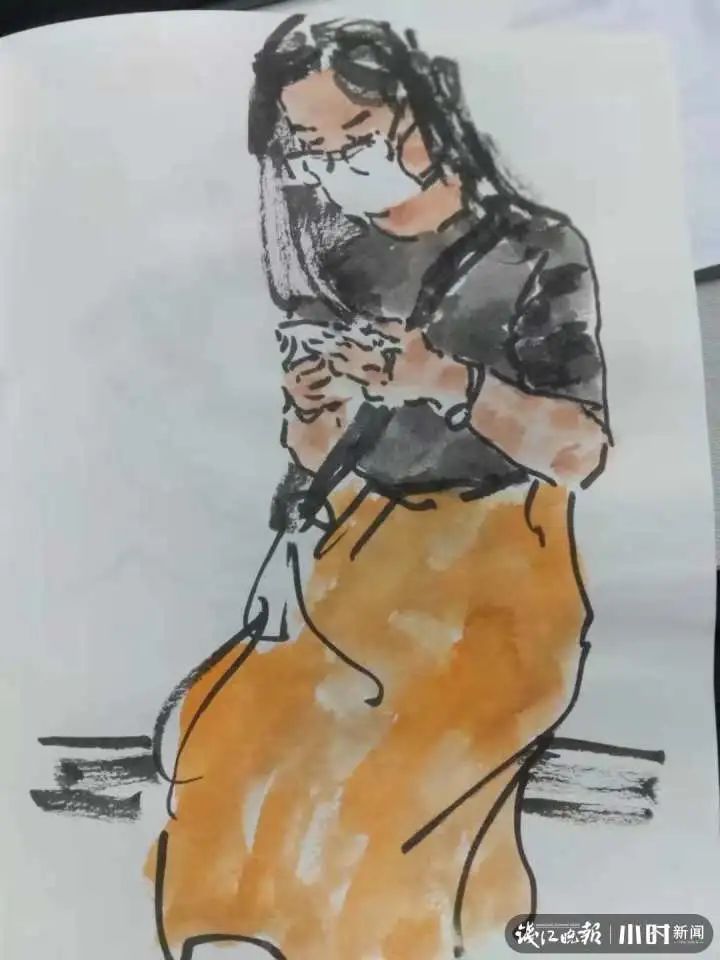 地铁|3年画了12000多幅!地铁早晚高峰上,他画了这些偶遇的人