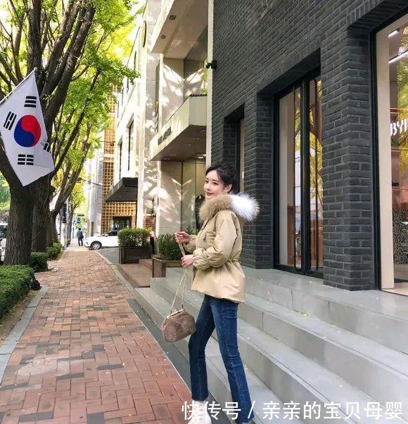 搭配派|优雅女神孙允珠牛仔裤搭配派克服，既然这么有少女感